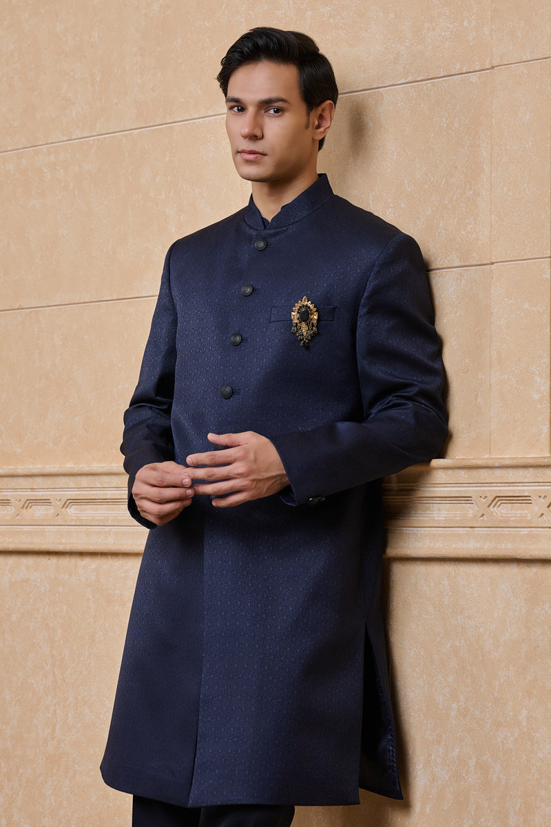 Navy Classic Indo Western