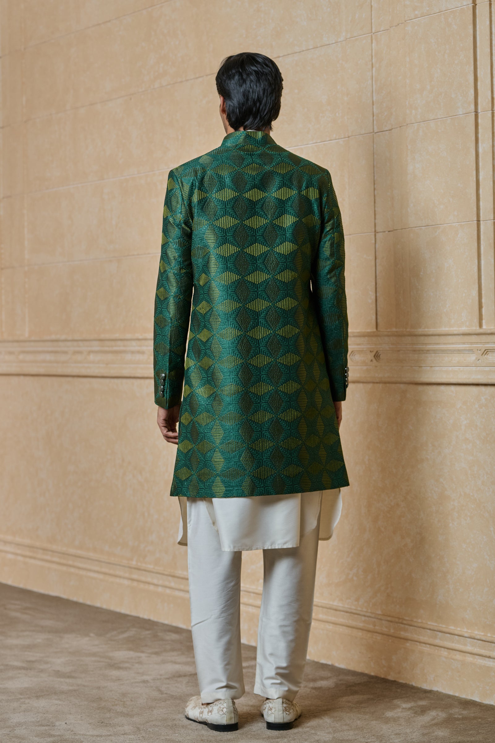 All Over Embroidered Indo-Western