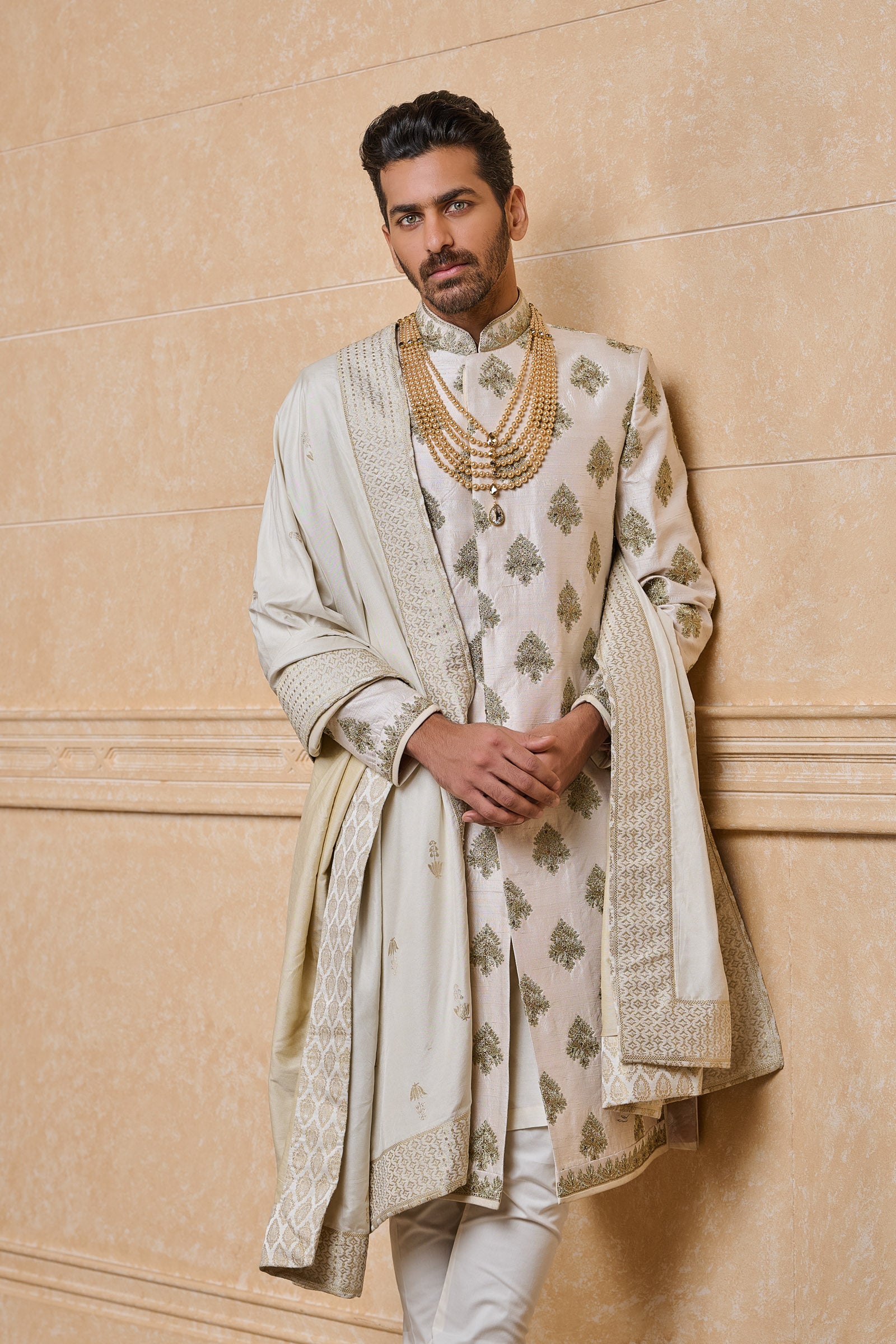 Embroidered sherwani hotsell