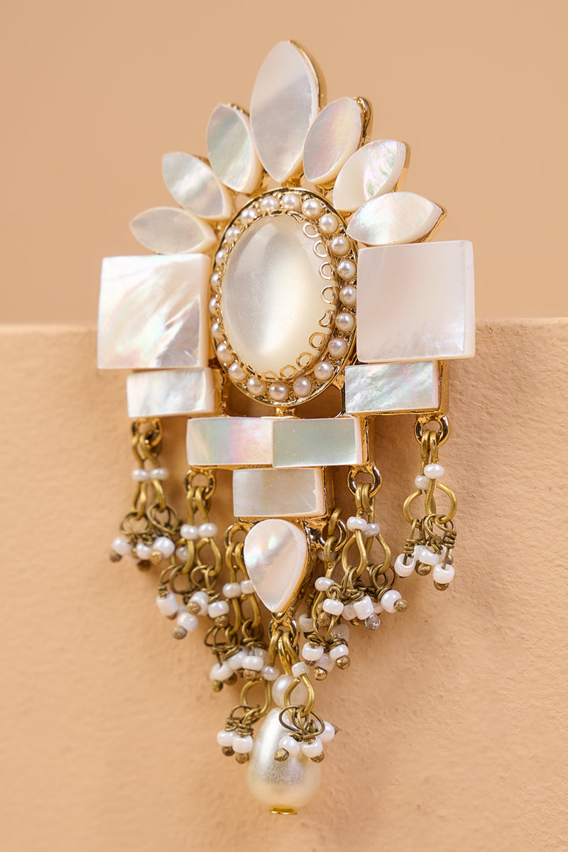 Mother Of Pearl Brooch