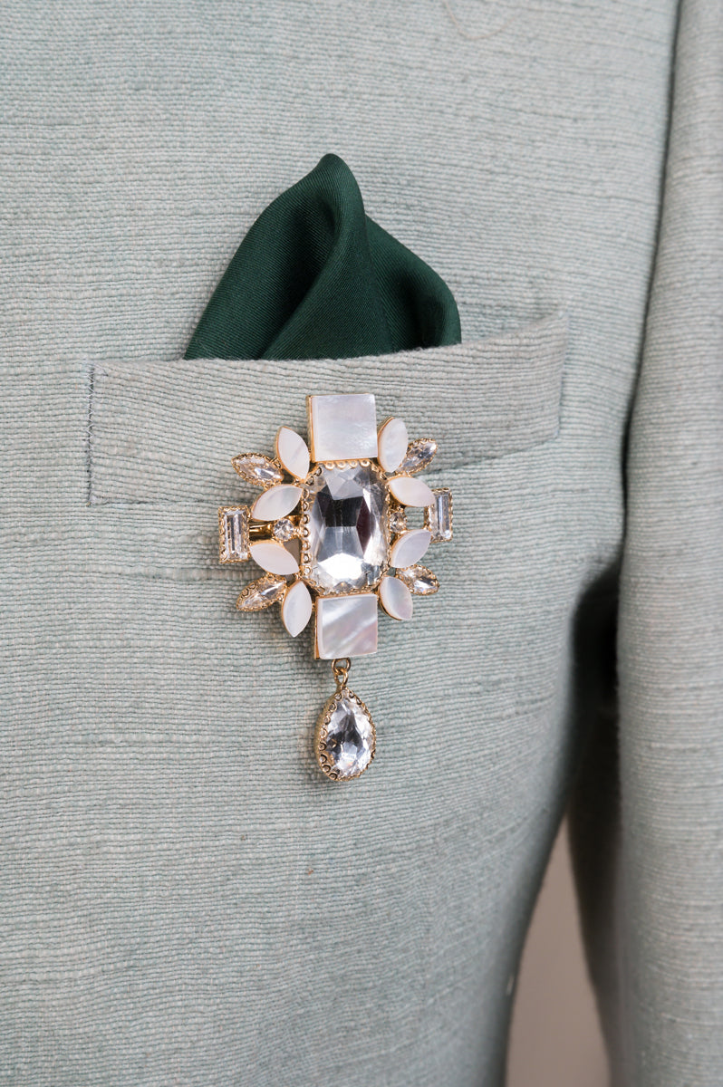 Mother Of Pearl Brooch