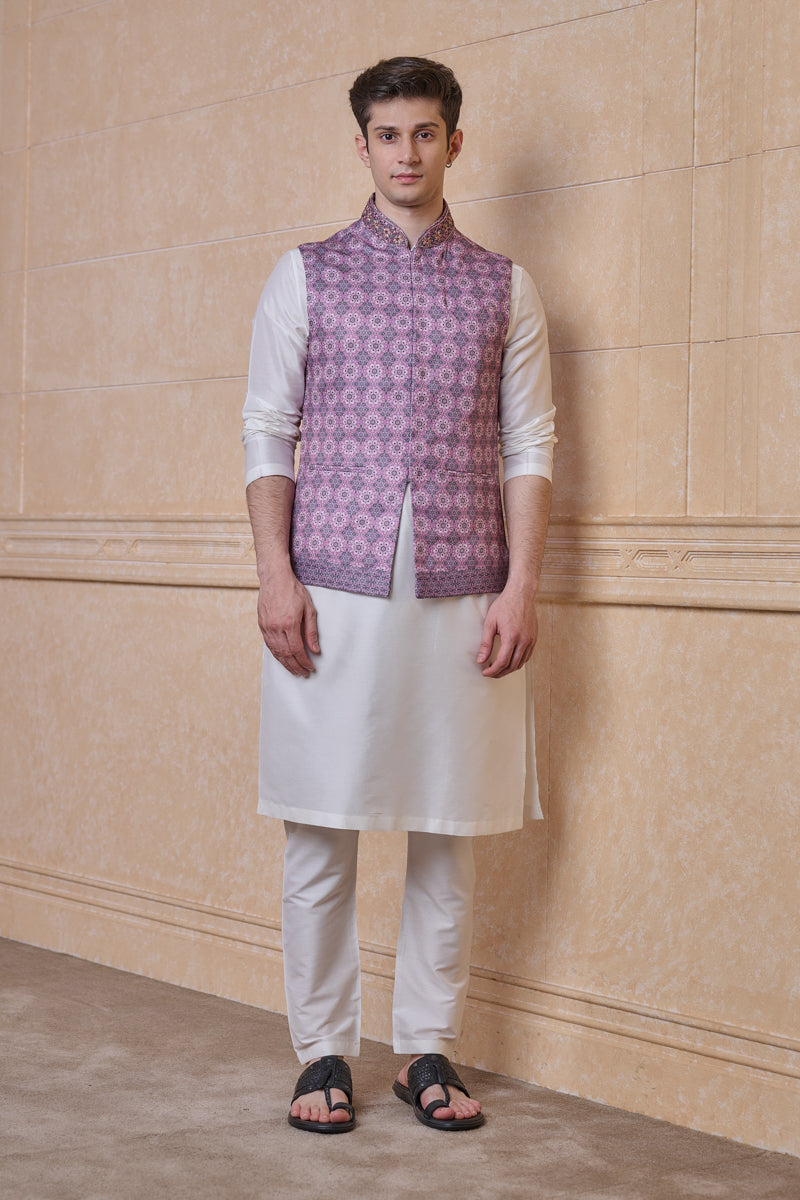 Multi-coloured All Over Printed Single Bundi