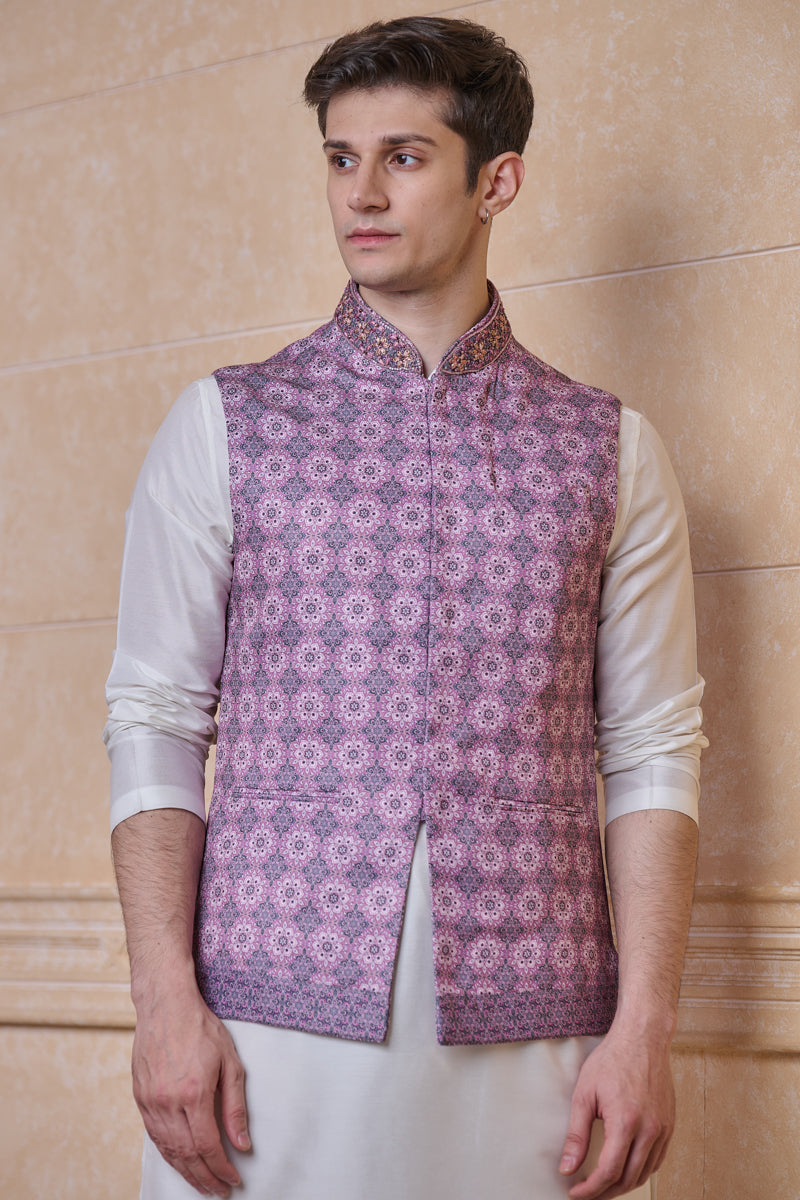 Multi-coloured All Over Printed Single Bundi