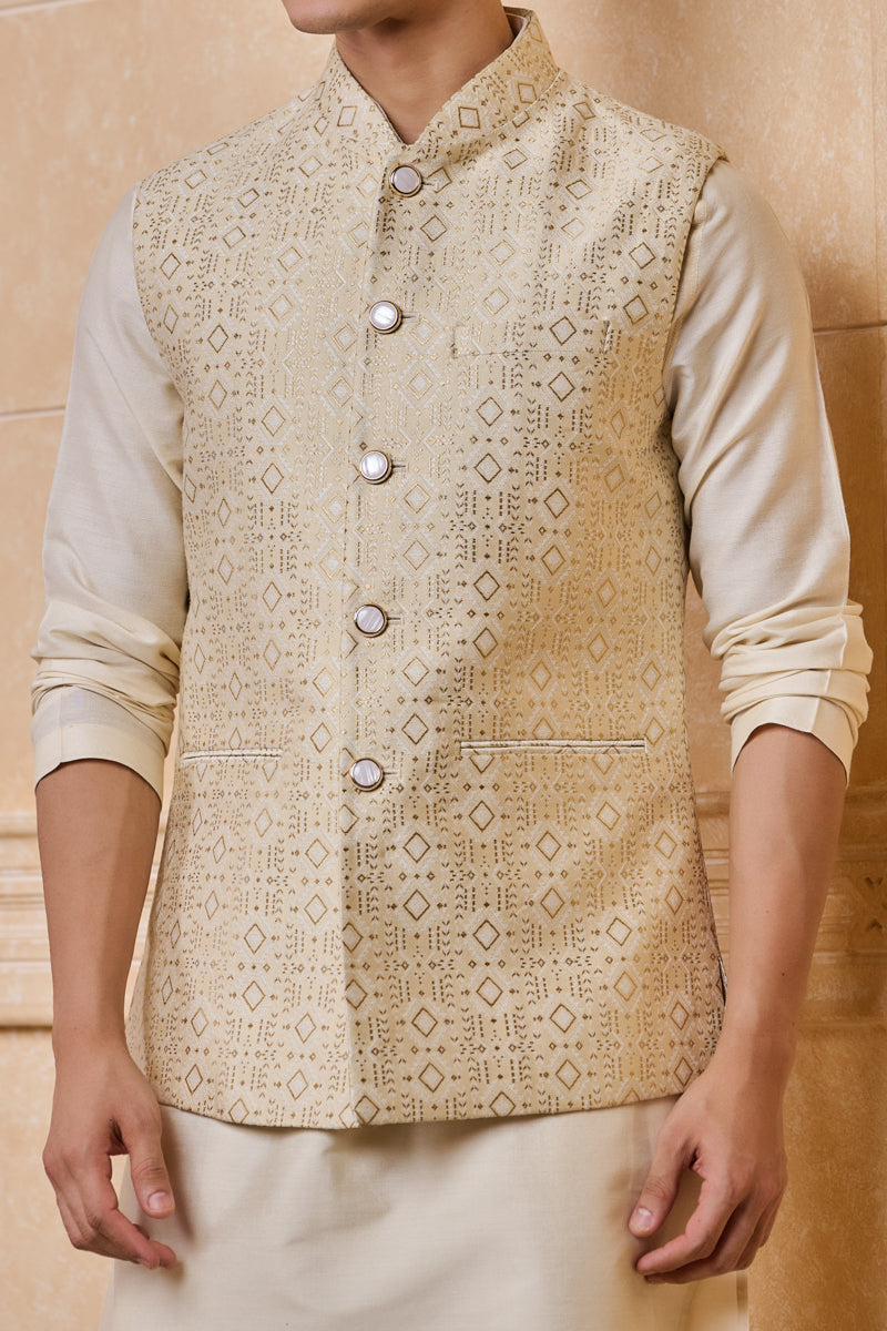 Gold Classic Brocade Bundi