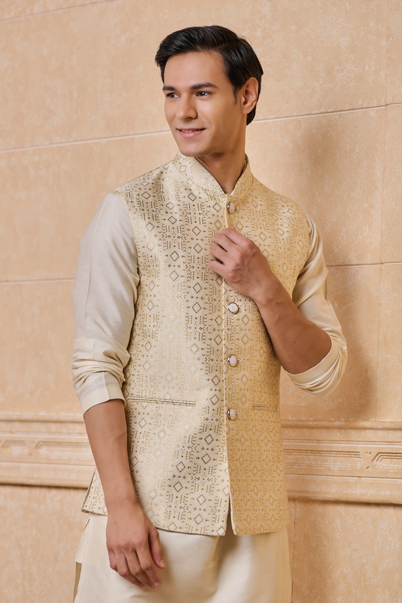 Gold Classic Brocade Bundi