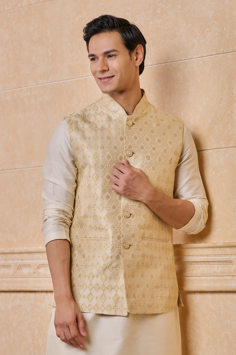 Gold Classic Brocade Bundi