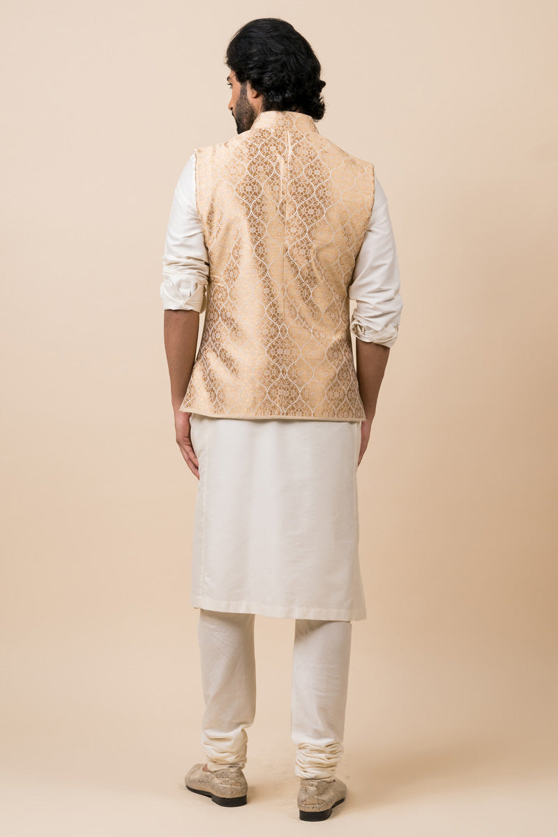 Classic Gold Brocade Bundi