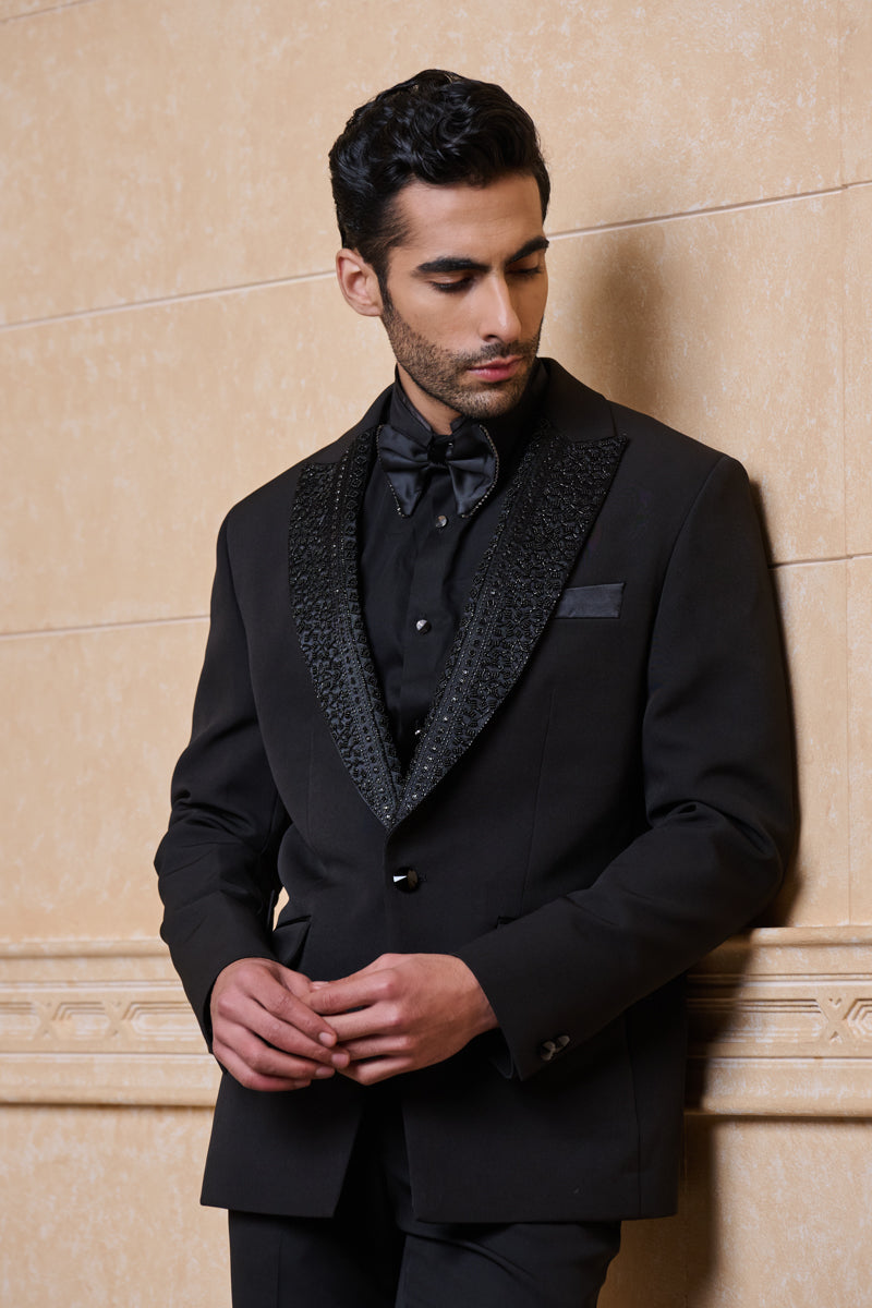 Black Dinner Jacket Set