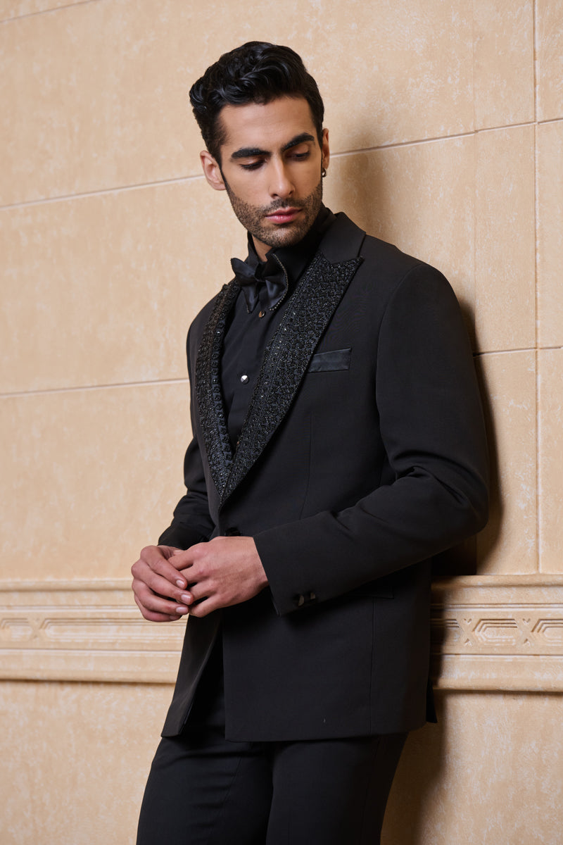 Black Dinner Jacket Set