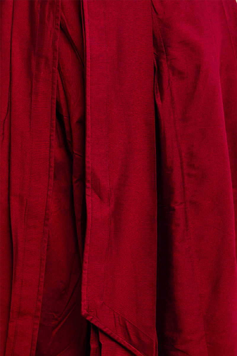 Maroon Dhoti