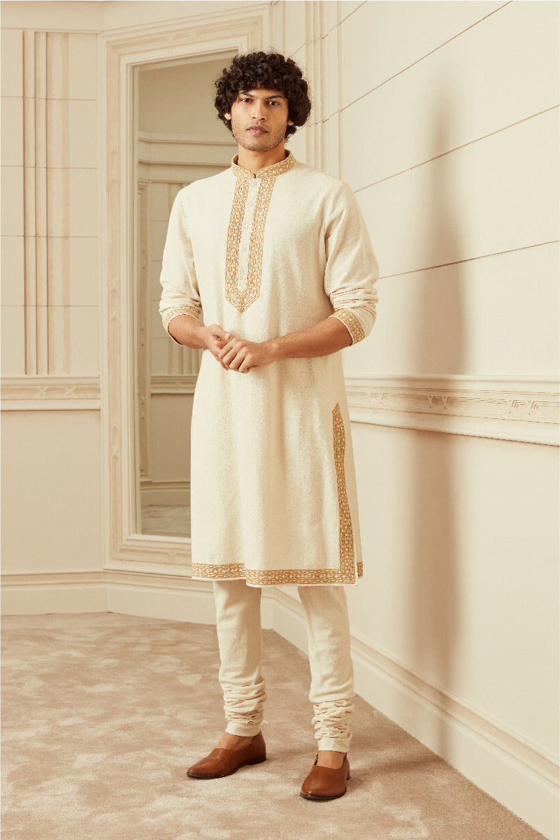 Off-White Kurta Set