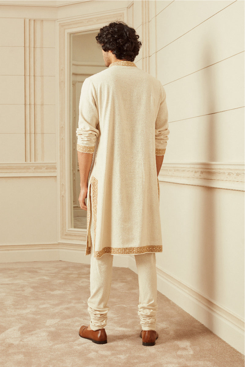 Off-White Kurta Set