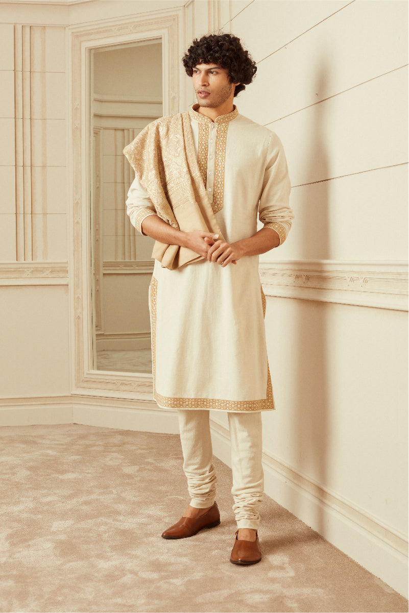 Off-White Kurta Set