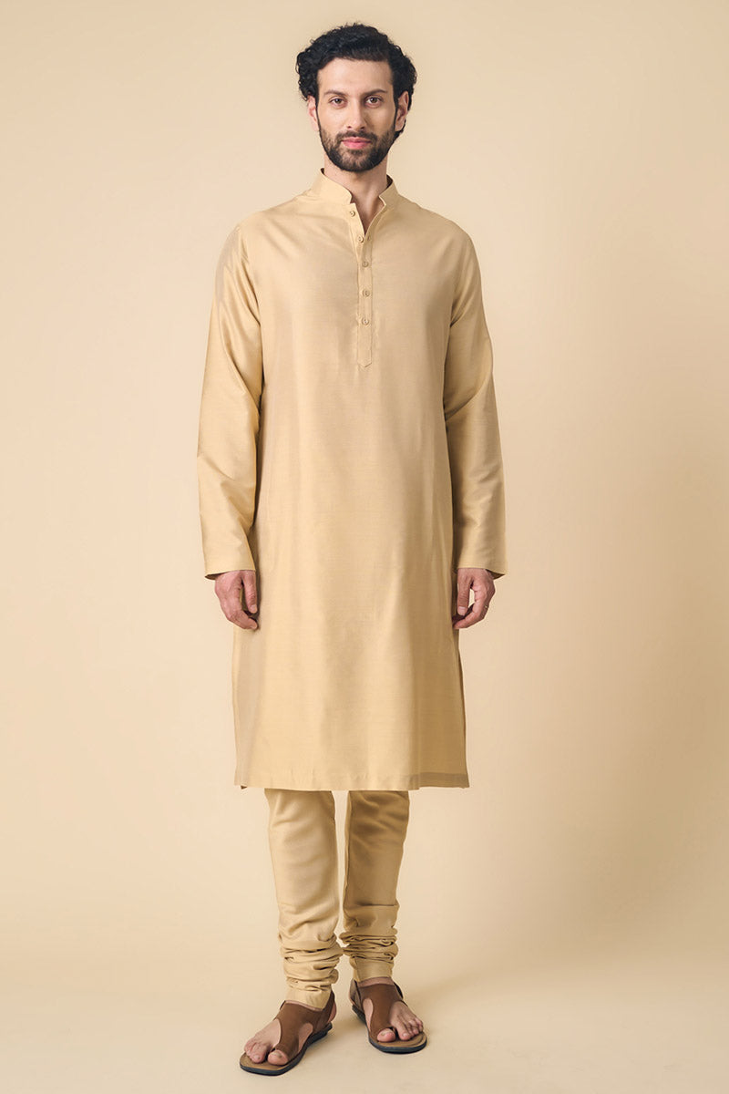 Classic Beige Kurta Set