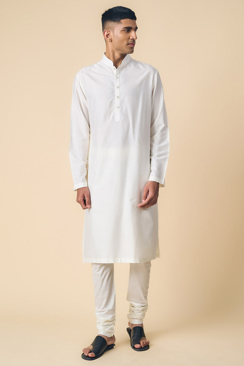 Classic White Kurta Set