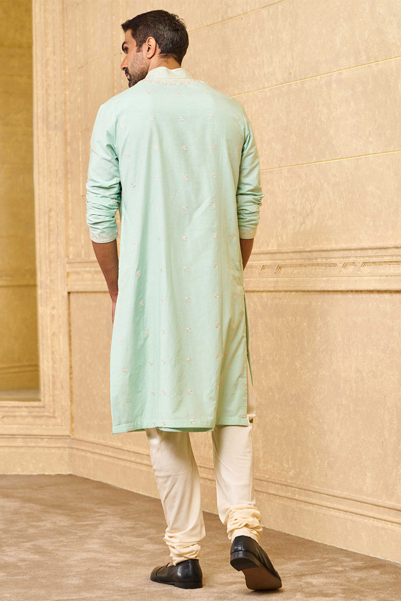 Light Green Chikankari Embroidered Kurta Set