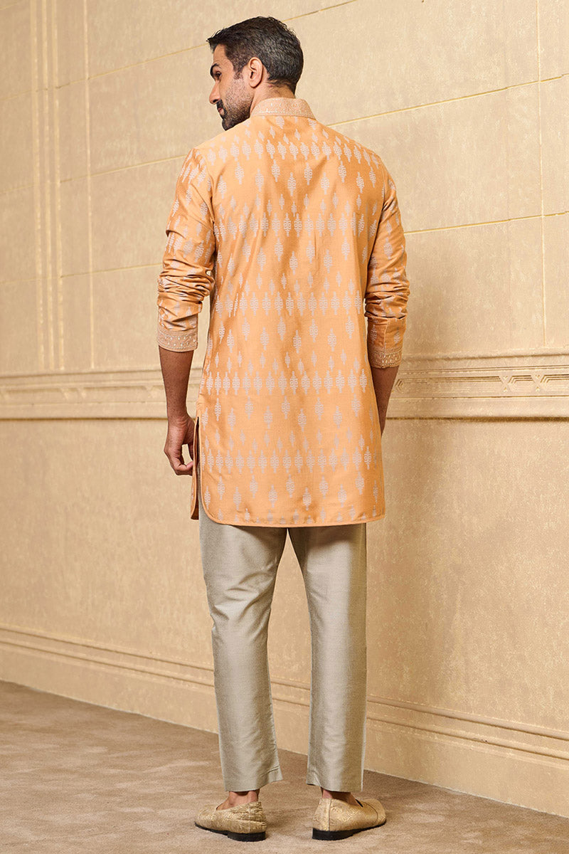 Yellow Ochre Printed Kurta Set