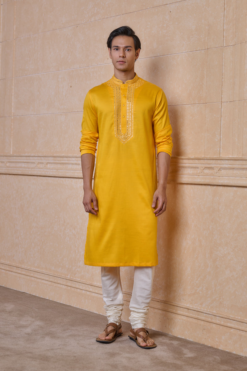 Yellow Ochre Kurta Set