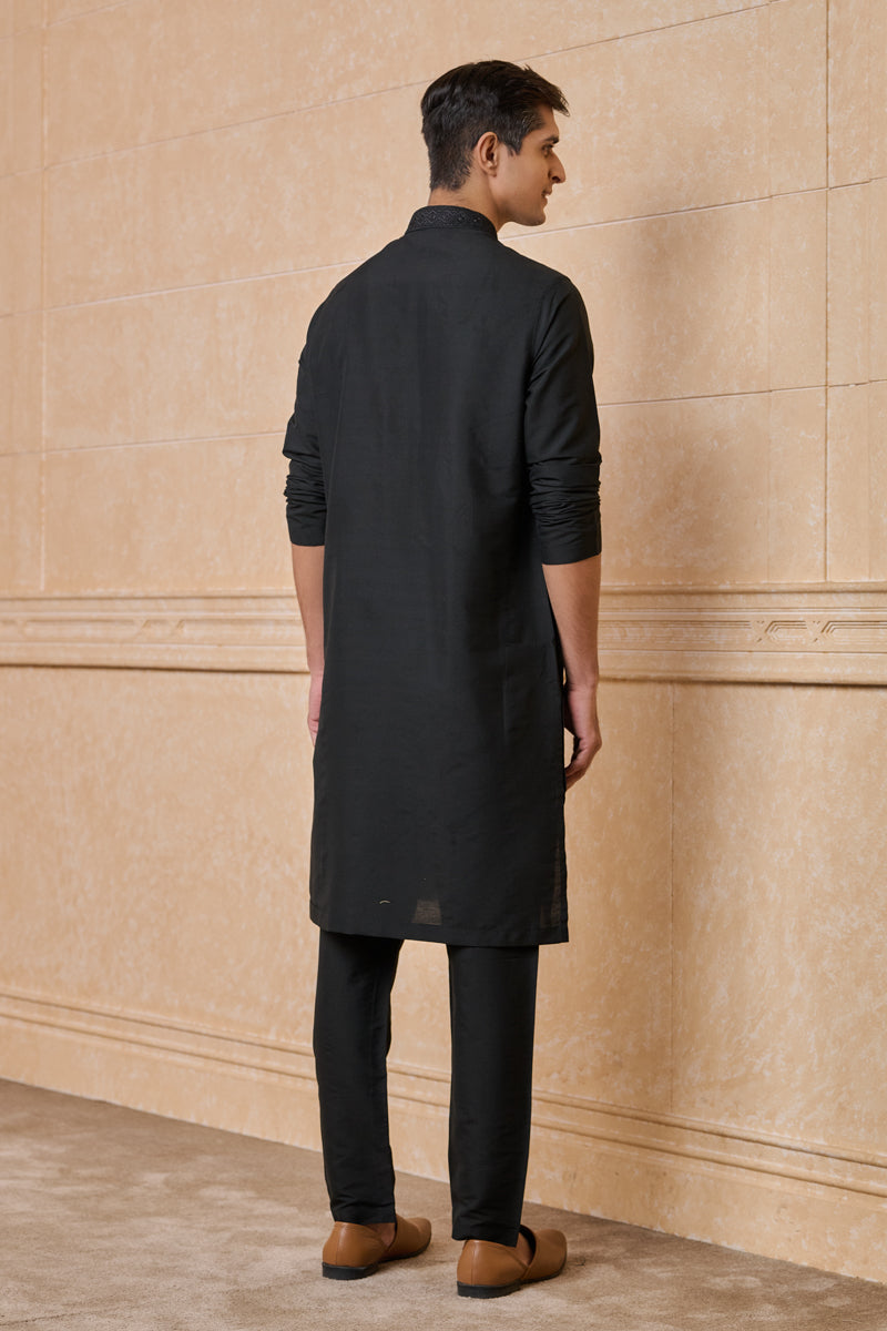 Black Classic Kurta Set