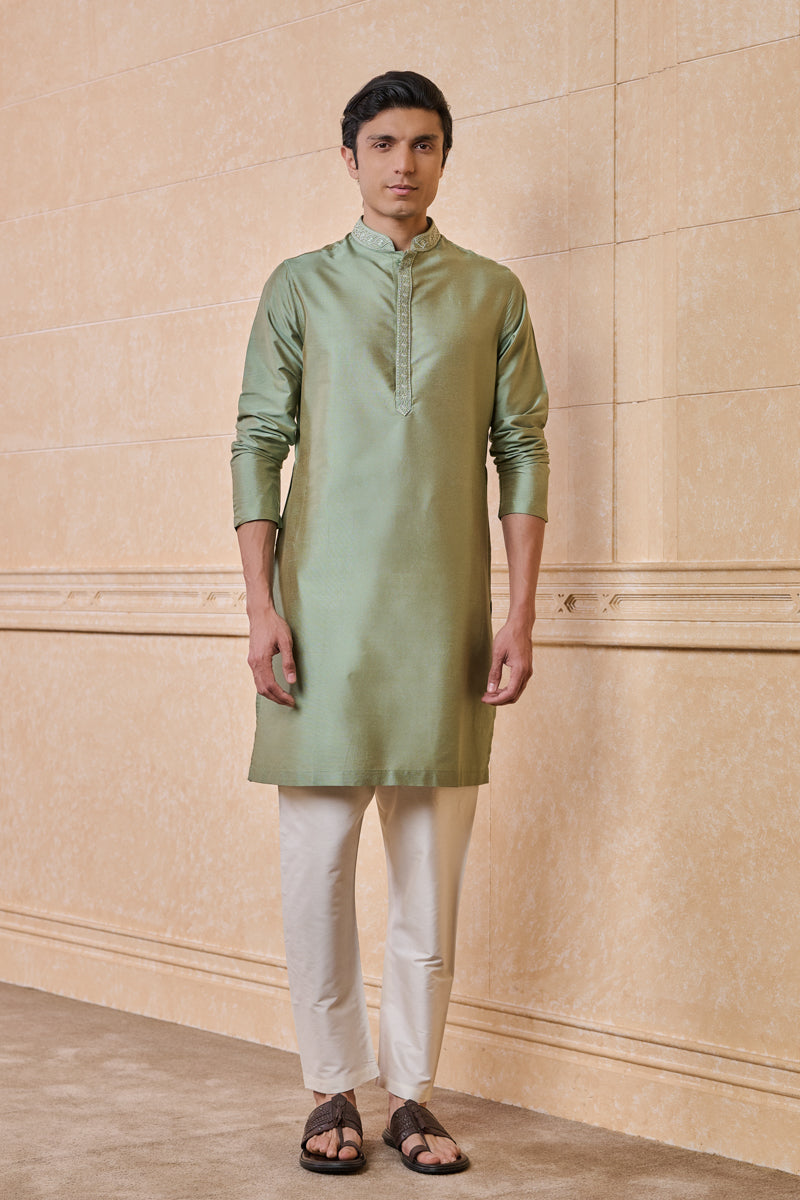 Green Classic Kurta Set