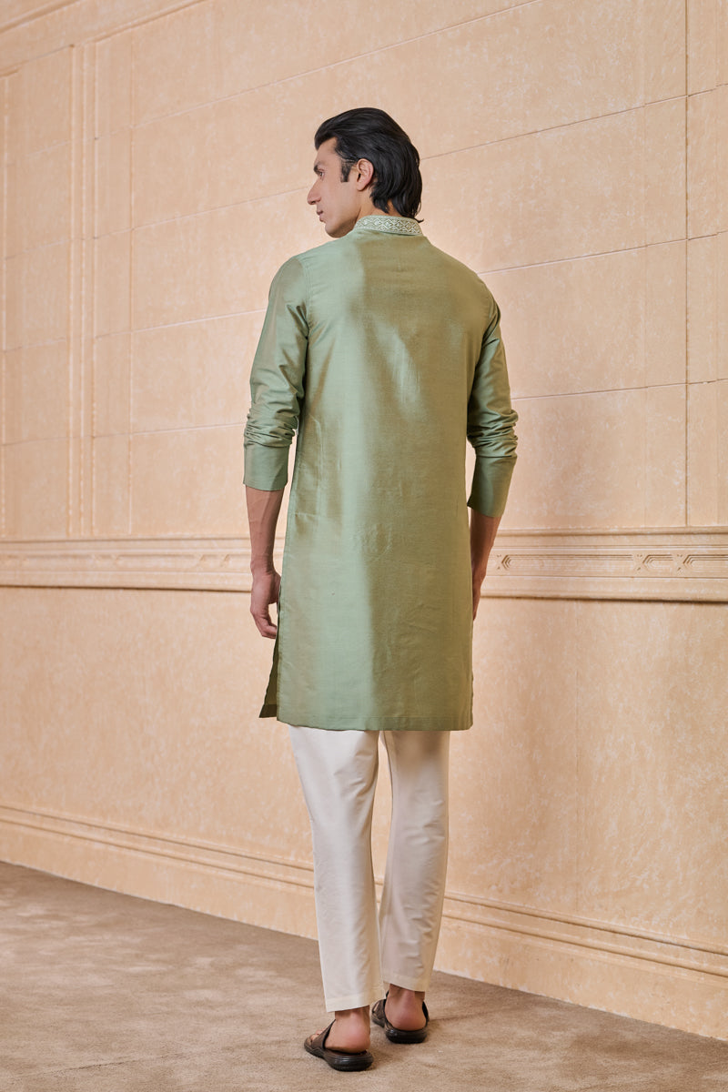 Green Classic Kurta Set