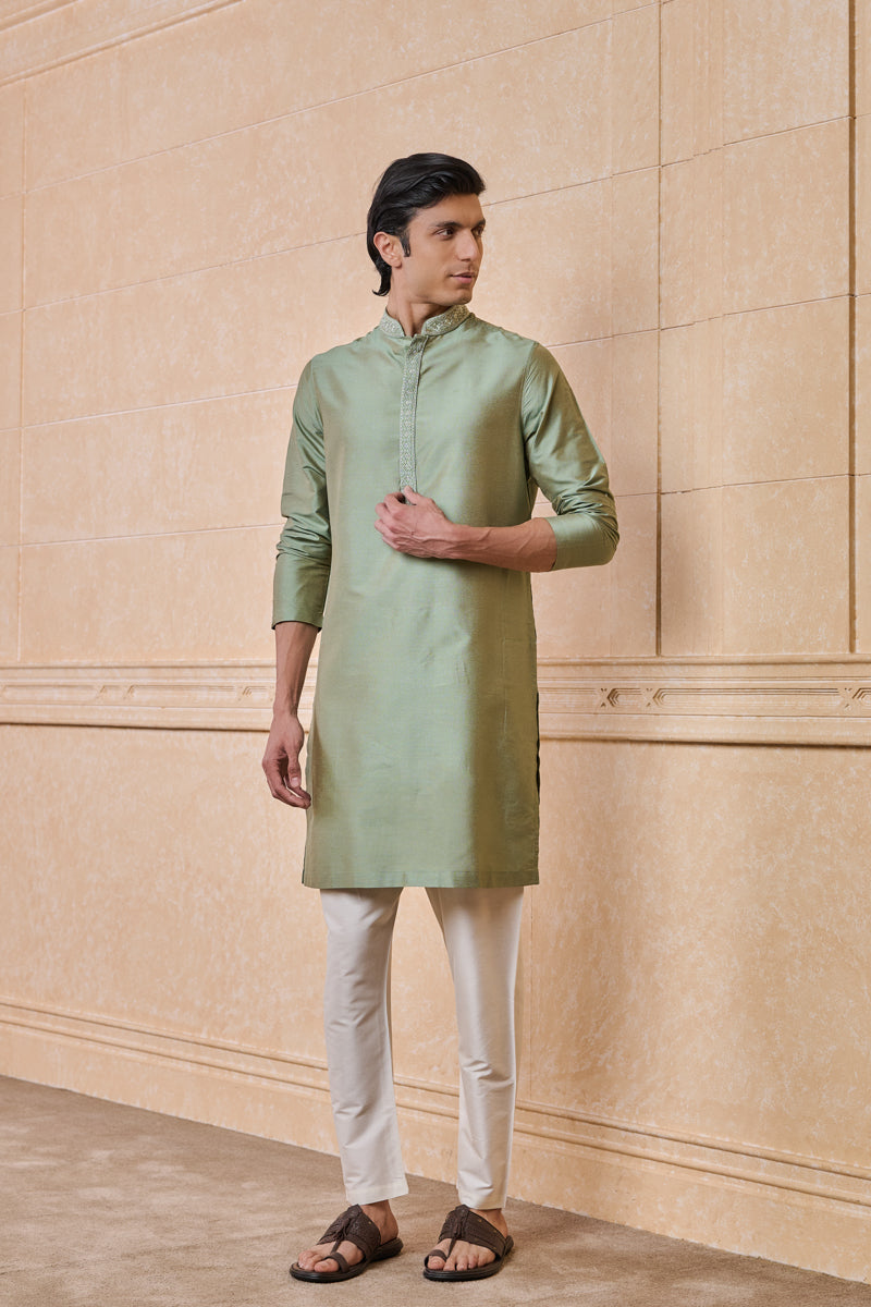 Green Classic Kurta Set