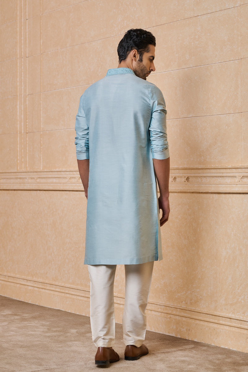 Light Blue Classic Kurta Set