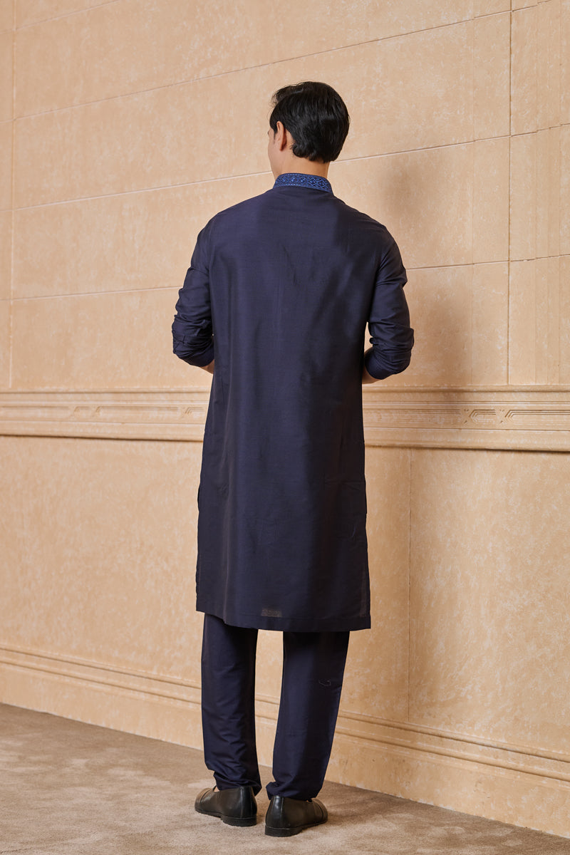 Navy Classic Kurta Set