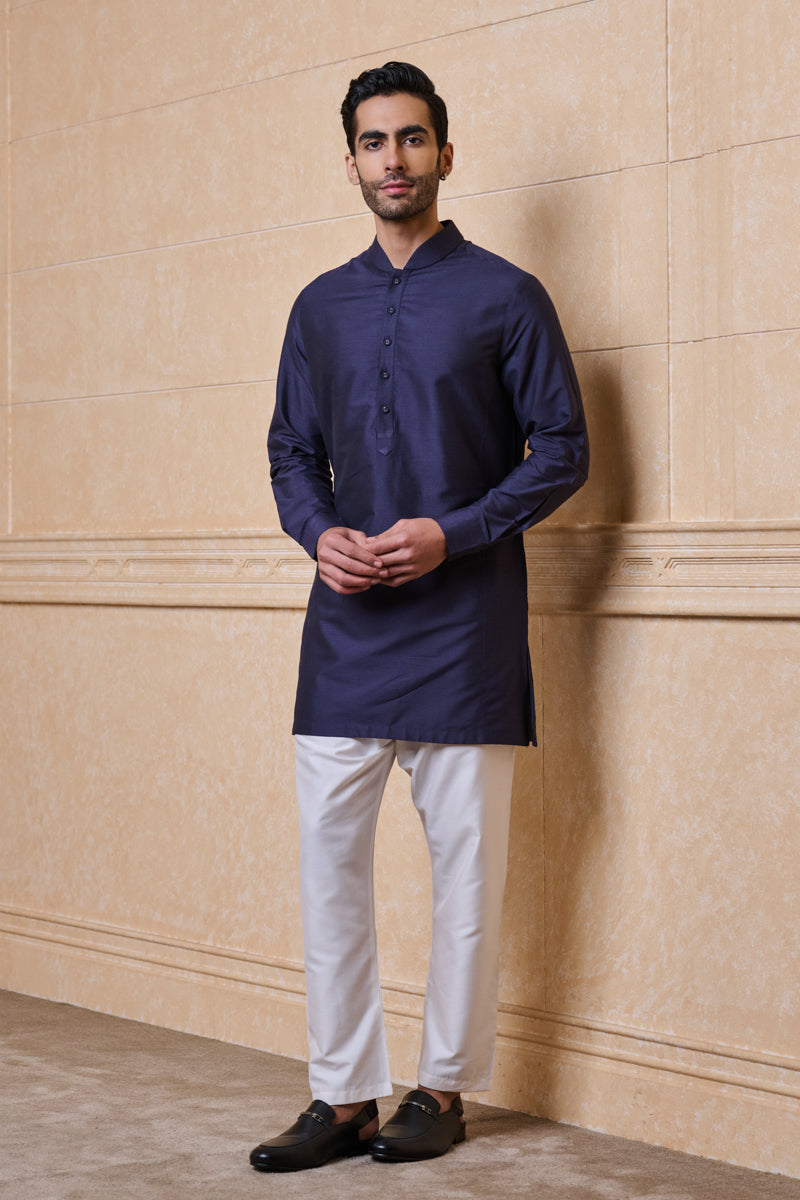 Navy Single Kurta