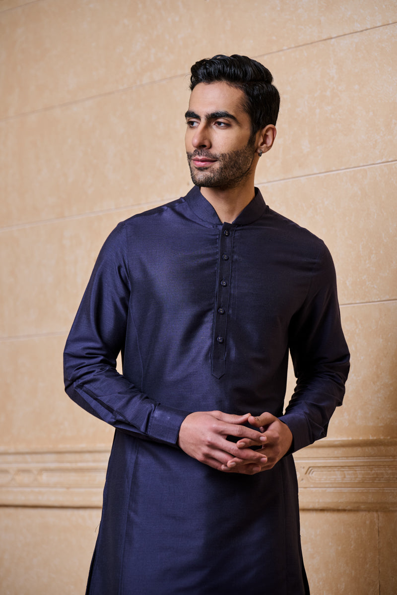 Navy Single Kurta