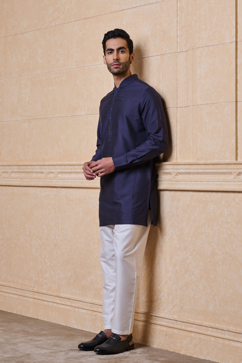 Navy Single Kurta