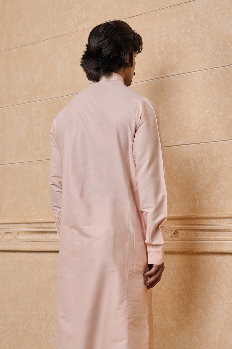 Classic Peach Sigle Kurta