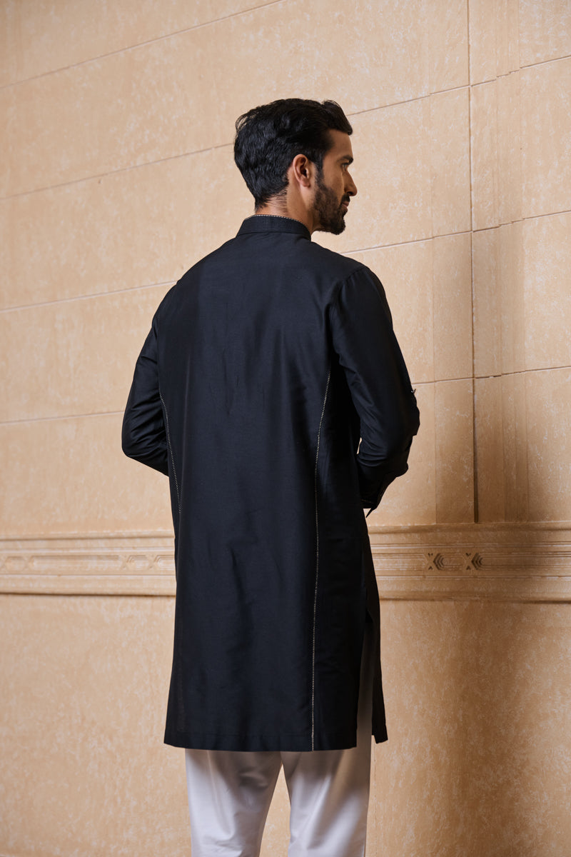 Classic Black Single Kurta