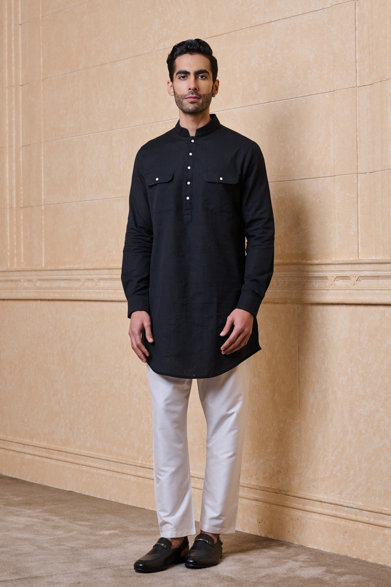 Black Classic Single Kurta