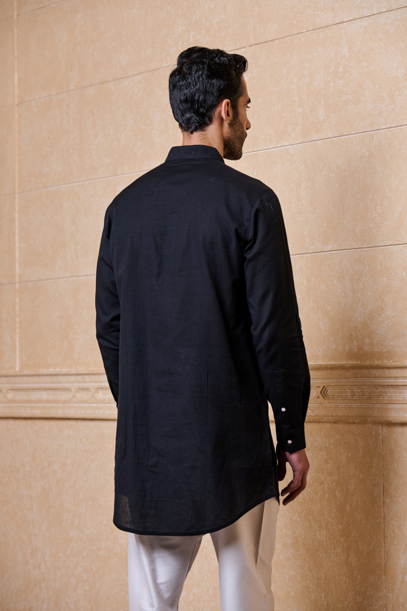 Black Classic Single Kurta