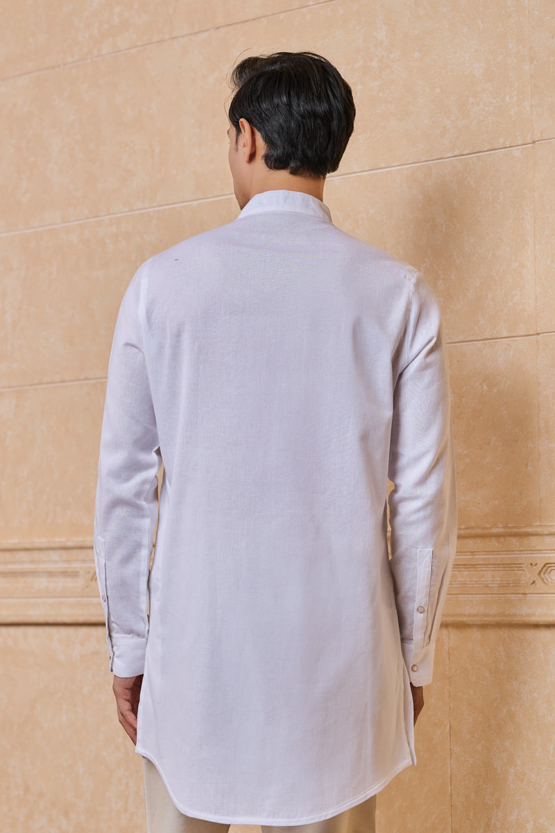 White Classic Single Kurta