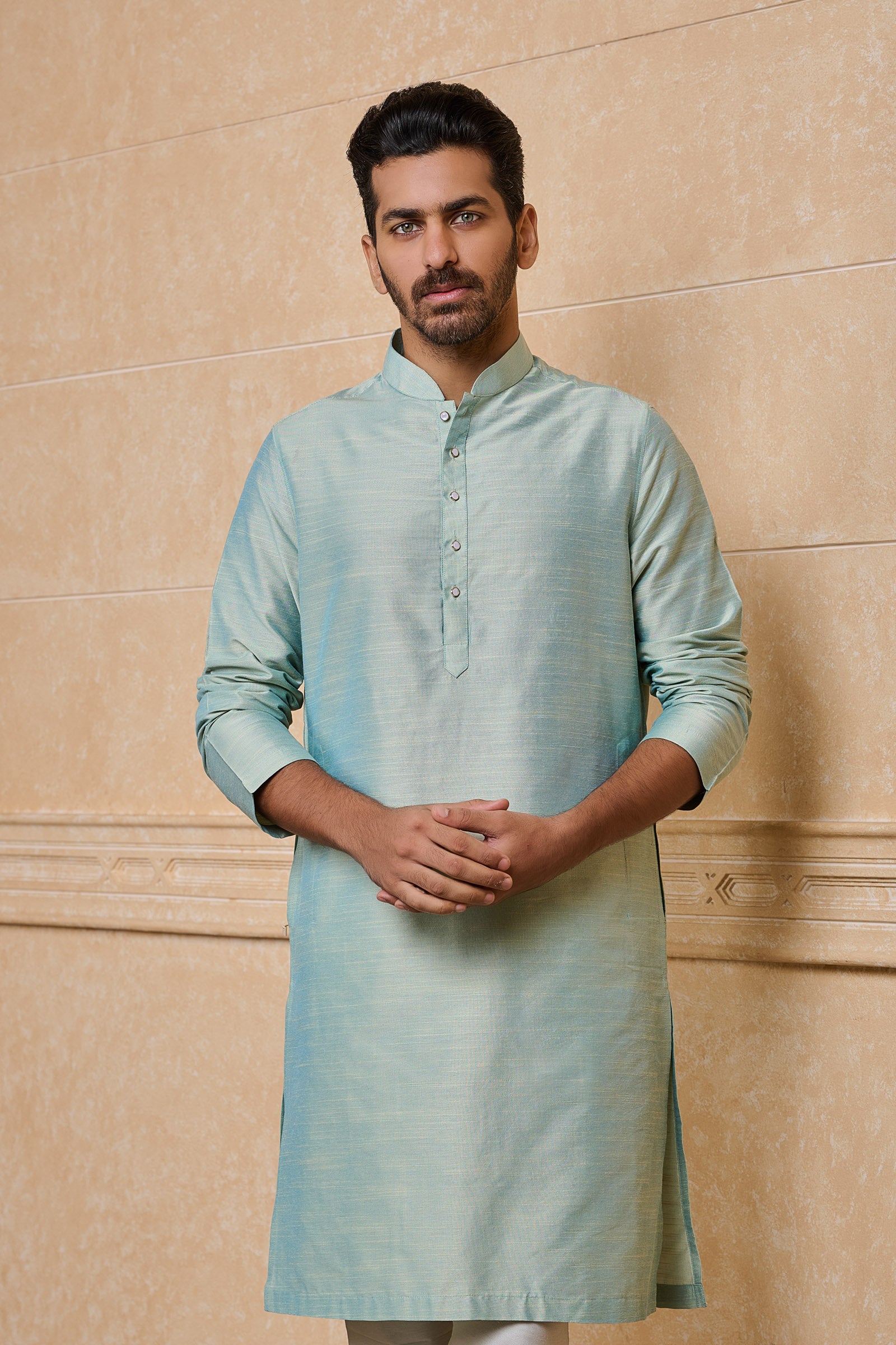 Aqua Classic Solid Single Kurta