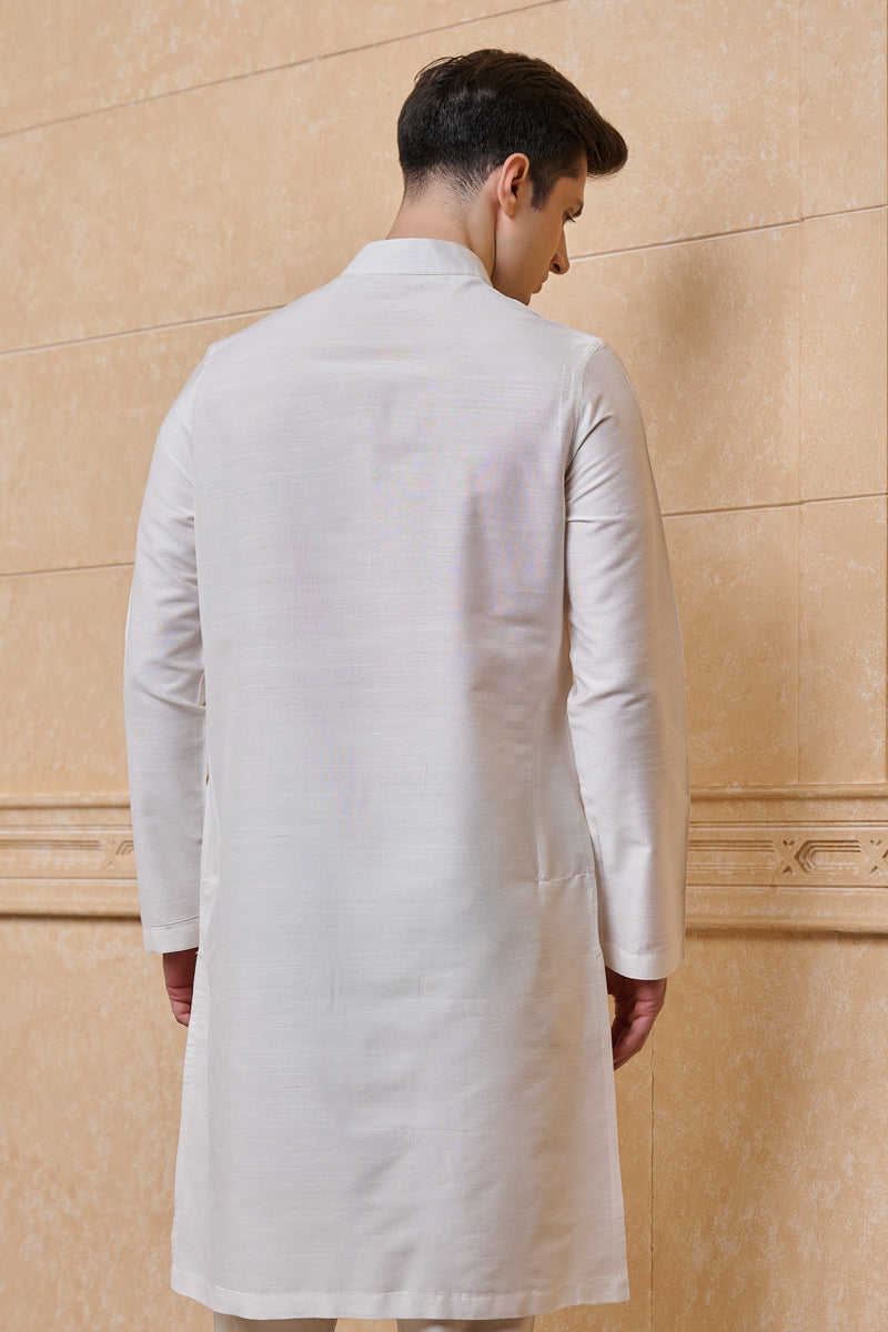 Ivory Classic Solid Single Kurta