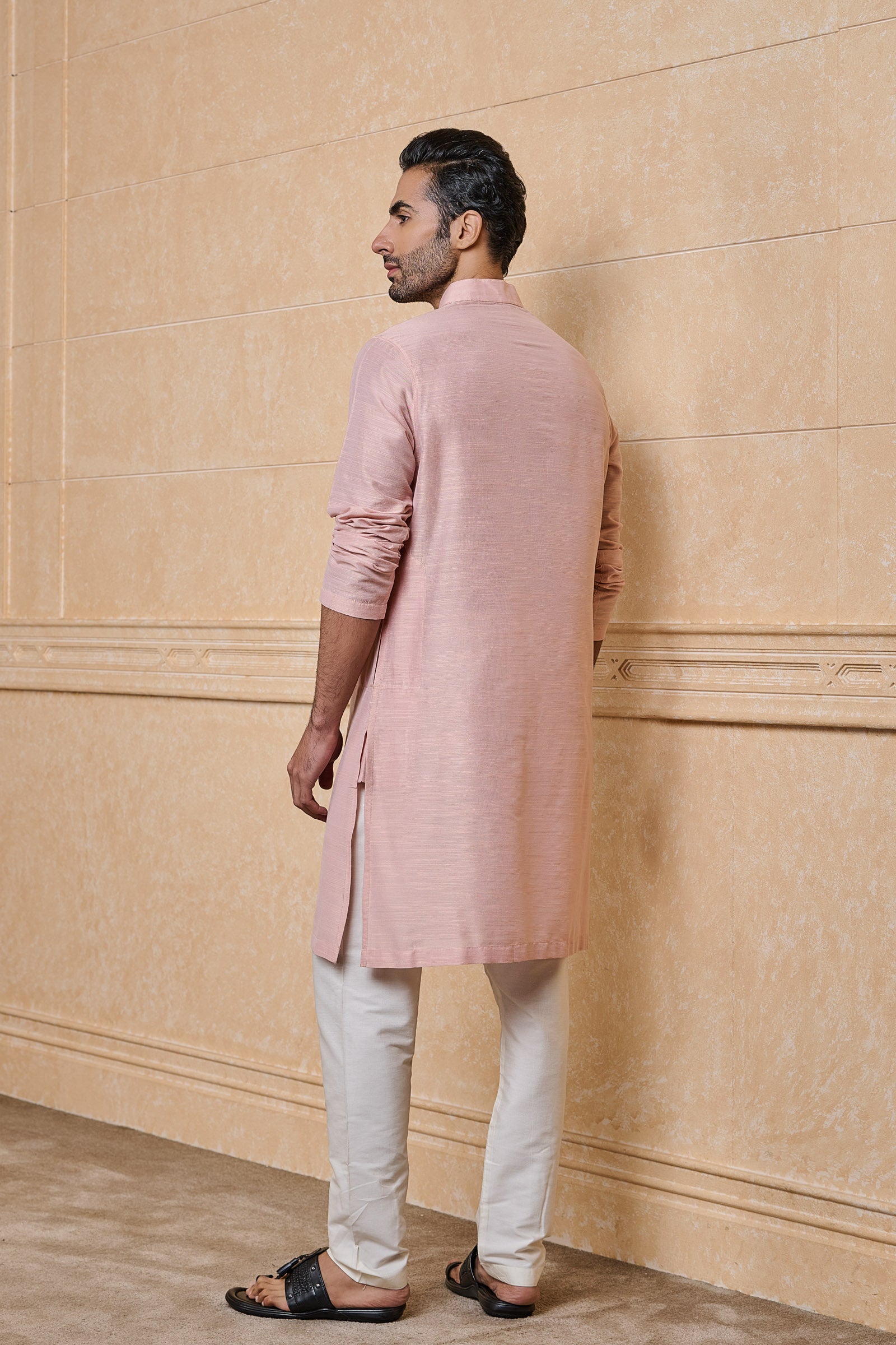 Pink Classic Solid Single Kurta