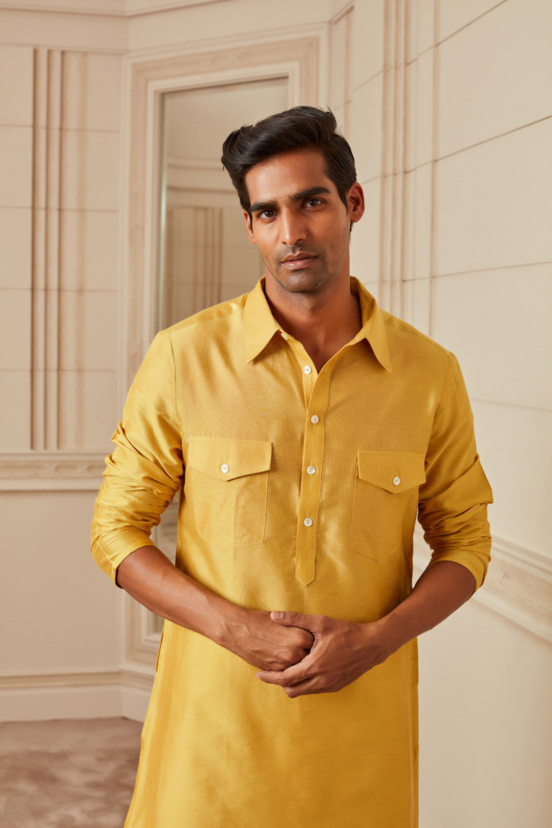 Yellow Basic Kurta