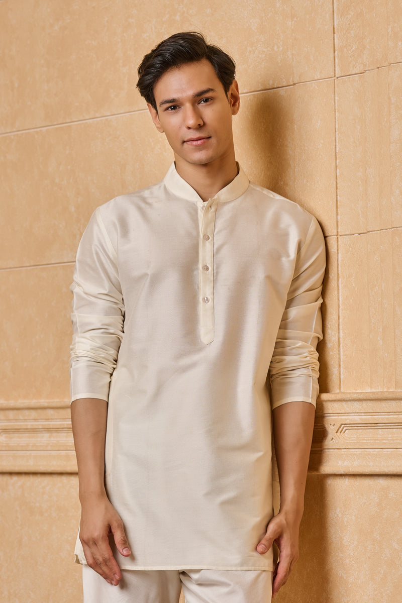 Ivory Classic Short Kurta