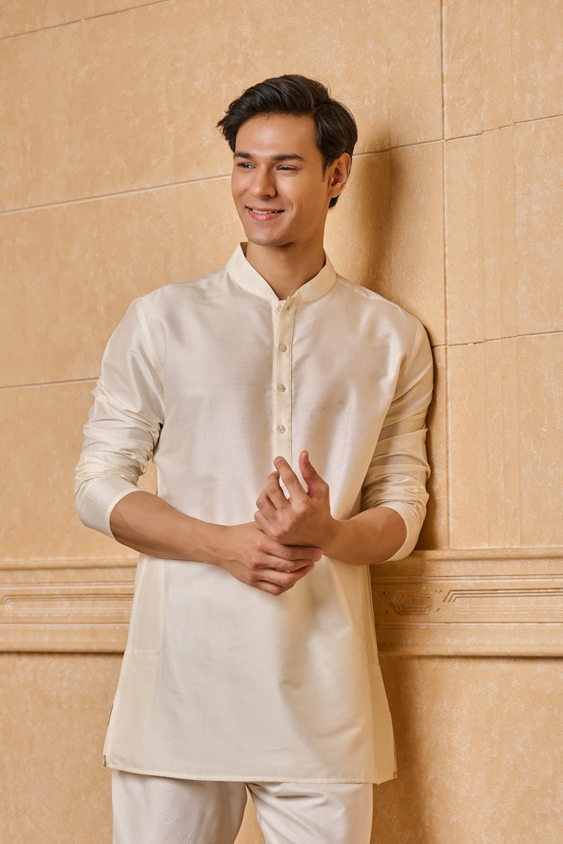 Ivory Classic Short Kurta