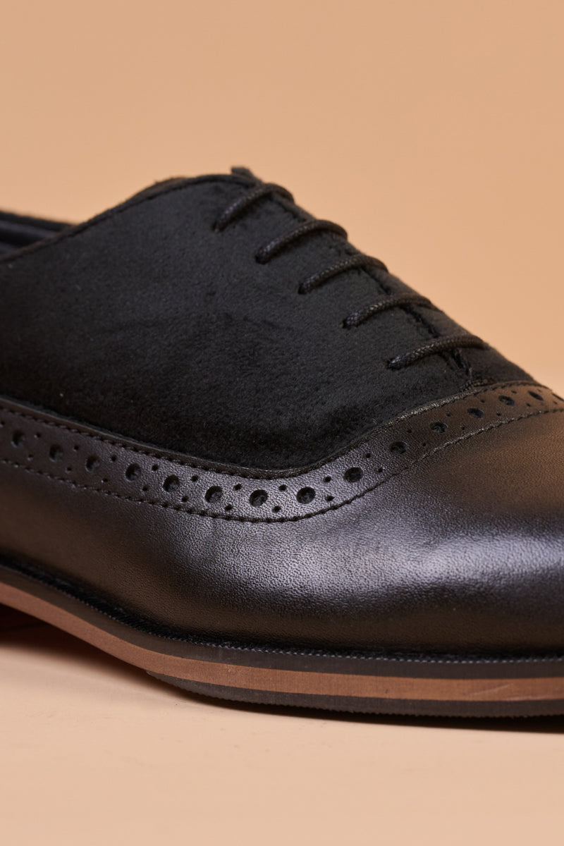 Black Classic Lace Up Brogue