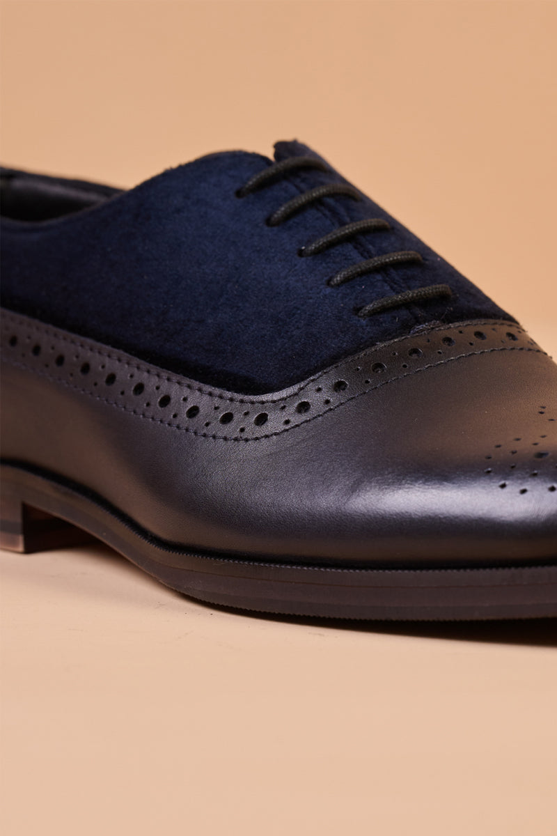 Navy Classic Lace Up Brogue