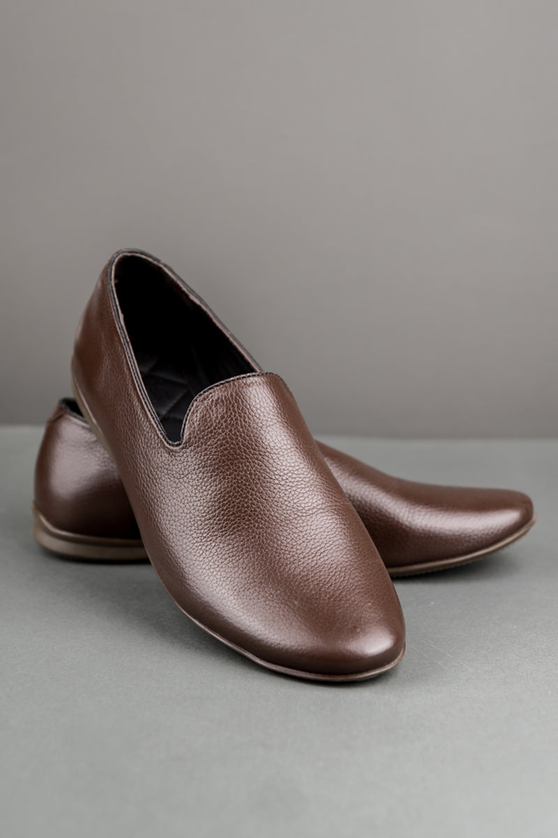 Classic Chocolate Leather Shoes