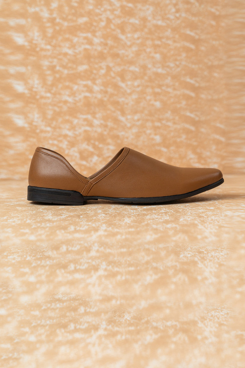 Tan Classic Leather Mojaris