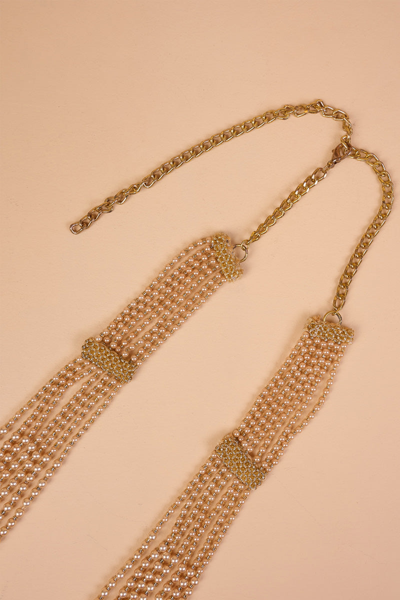 Gold Seven Layered Long Mala