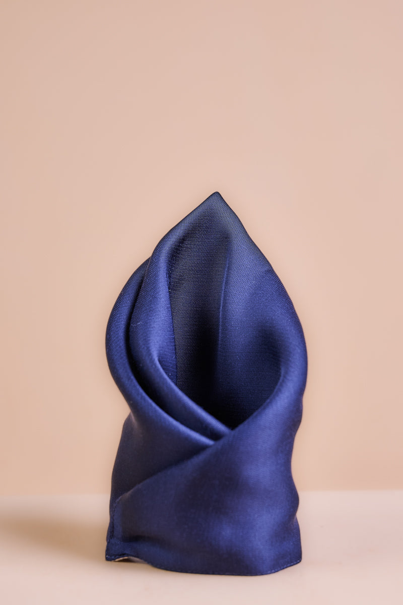 Navy Classic Pocket Square