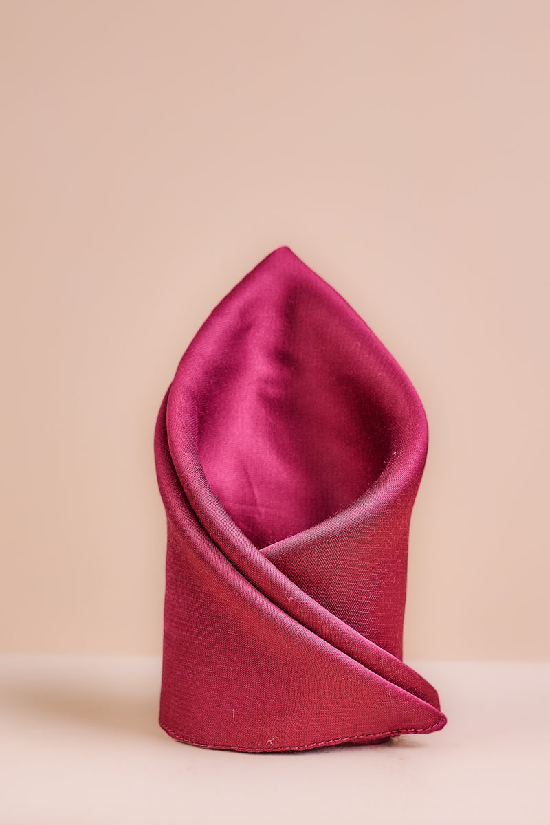 Red Classic Pocket Square