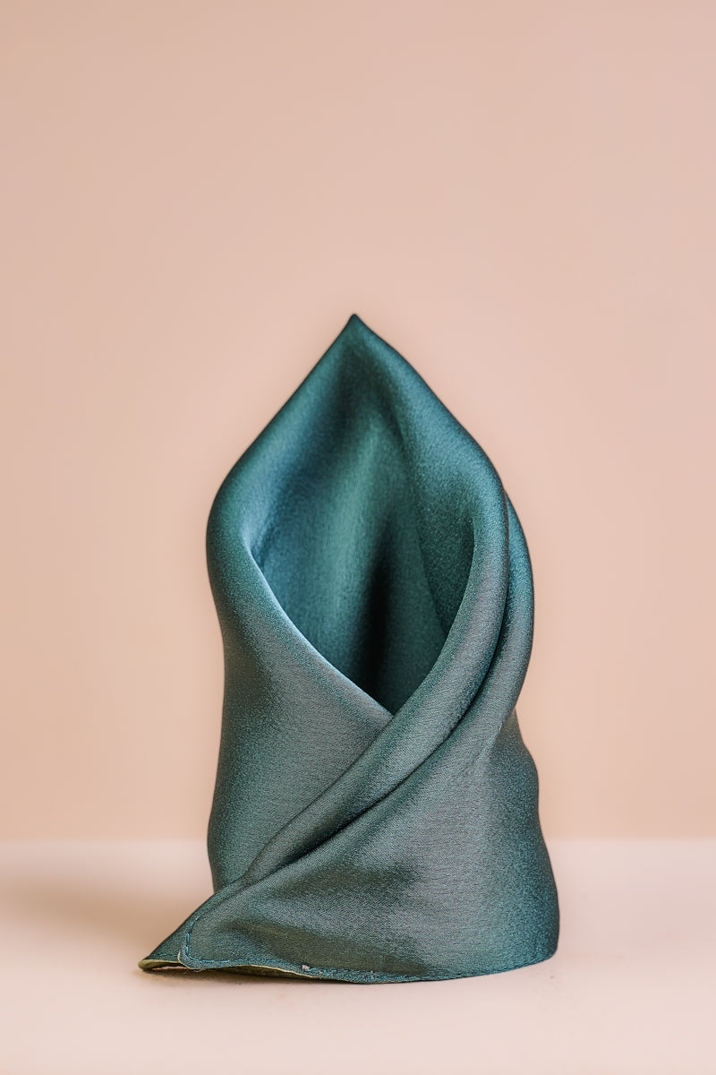 Dark Green Classic Pocket Square